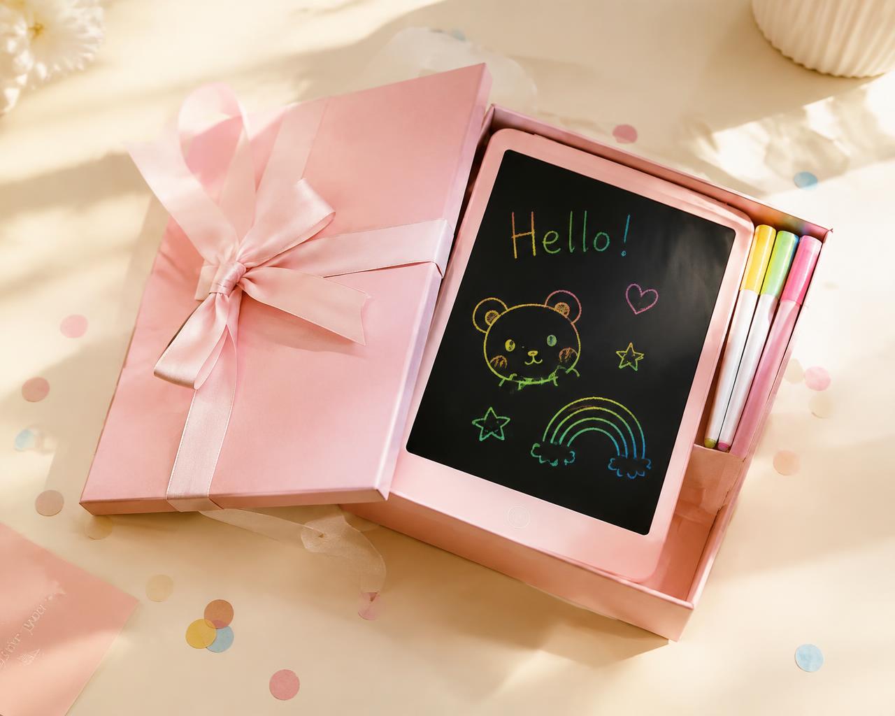 Tablica LumiKids w różowym pudełku prezentowym